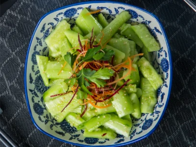 Cucumber Garlic Salad